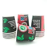 Enpack 1000 Espressobecher - 120ml/4oz - Einwegbecher - Hitzebeständige To Go Becher - Recycelbar Einwegbehälter für Kaffee/Tee/Kakao - Getränkebecher für Espresso