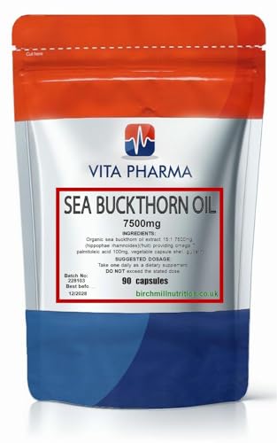 VITA PHARMA Sea Buckthorn Oil 7500mg 90 softgels
