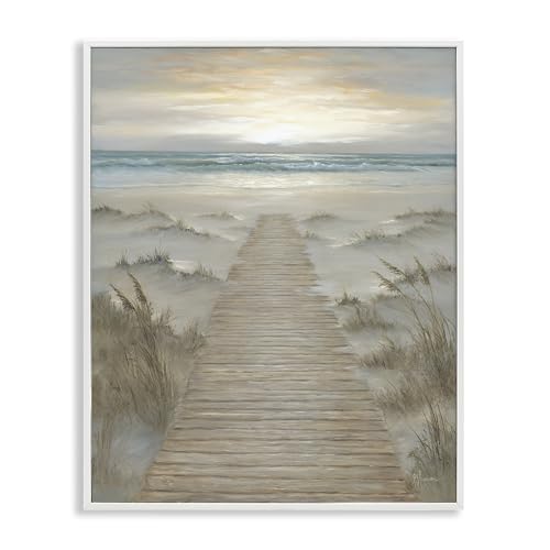 Poster encadré Stupell Industries deco murale salon tableau blanc 28x35cm