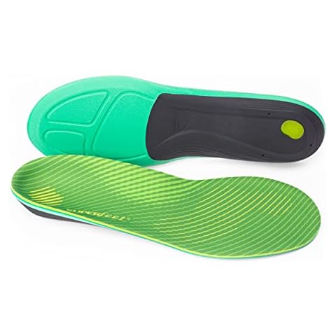Superfeet Run Support High Arch Insoles - High Arch Support - Trim-to-Fit Carbon Fiber Orthotic Shoe Inserts for Running Shoes - Professional Grade - 11.5-13 Men / 12.5-14 Women Cover