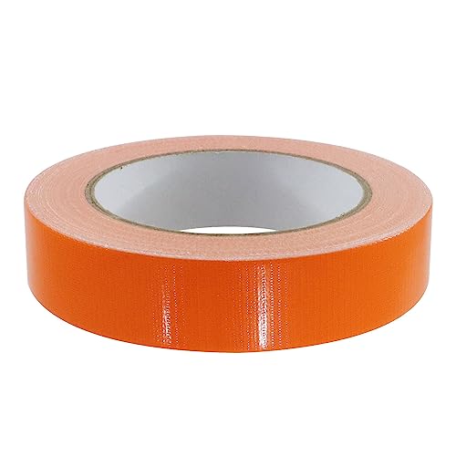 Image of Duct Tape 1 Inch Tape, Tear by Hand & Waterproof,Great for Packaging, Arts & Crafts, Color-Coding, and DIY Projects, 1 Inch x 30Yards, Orange