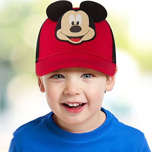 Disney Boys Baseball Cap, Mickey Mouse Adjustable Toddler Hat, Ages 2-4 Or Boy Hats For Kids Ages 4-7 #TOP1