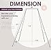 FEBTECH Aerial Yoga Stand Frame – Heavy-Duty Steel Aerial Silks and Swing Stand, Supports Up to 550 lbs – Versatile for Yoga, Lyra Hoop, and Punching Bag