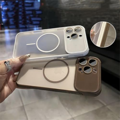 Coque silicone intégrale iPhone 14 marron pour vos déplacements