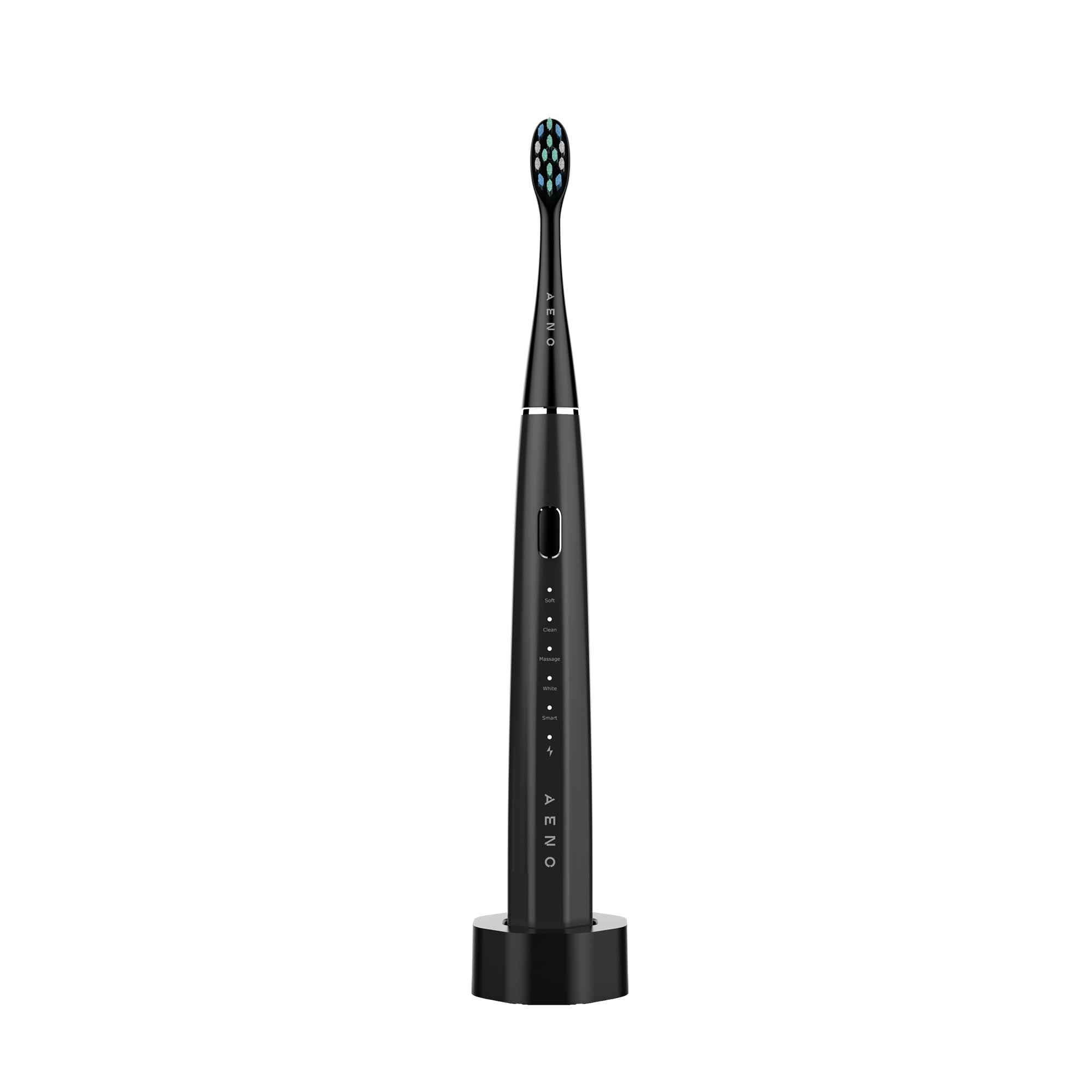 AENO Spazzolino da denti sonici DB2S Smart 4+8 modalit/3 testina di ricambio, nero