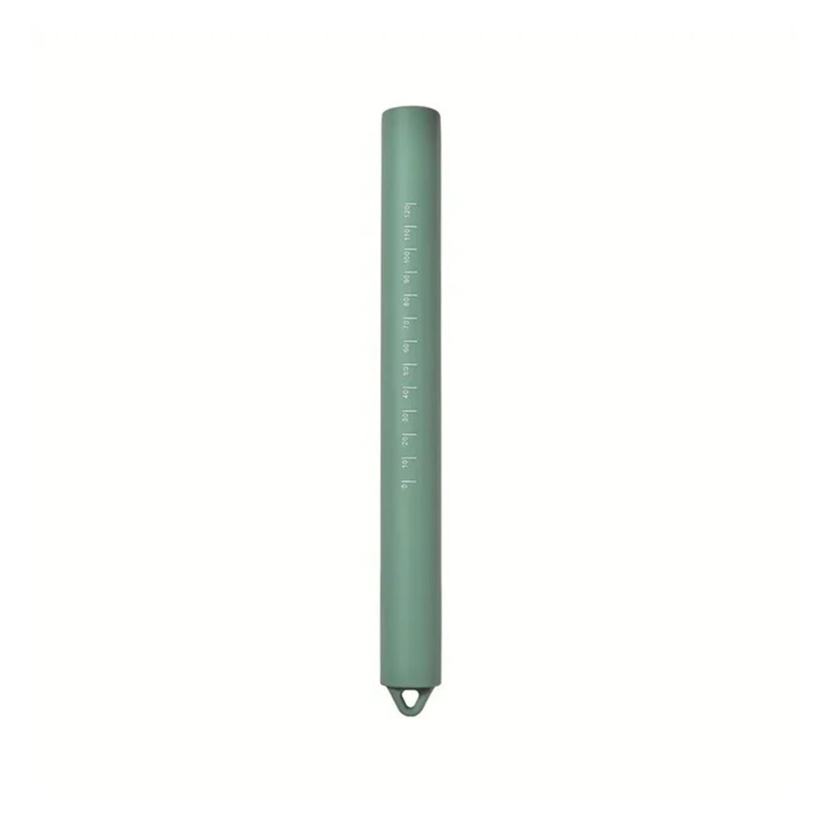 Mattarello in silicone da 26 cm in acciaio inossidabile for pasticceria, pasta for farina, cucina, strumento di cottura for biscotti(Green)