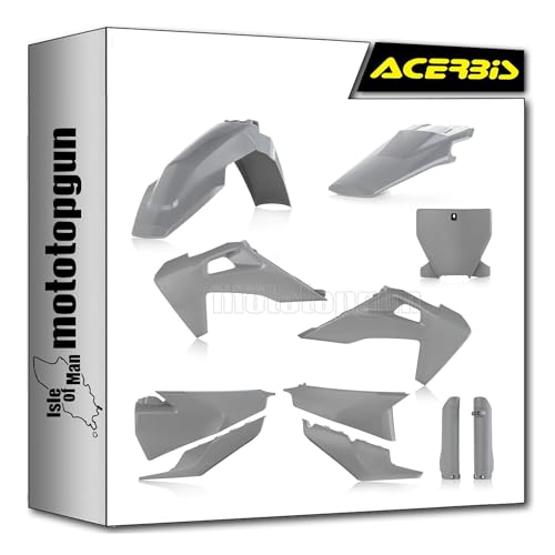 Kit cache carenage gris Acerbis 0023481.070 pour rénover Husqvarna TC 125