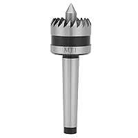 Vista 9 de Centro de transmisión de torno de madera, juego de centro vivo, torno de madera, montaje de contrapunto mt1 para conducción con corona de 1 pulgada