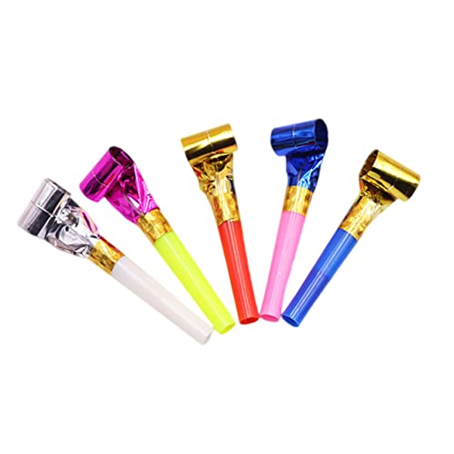 Togeval 50Pcs Kids Playsets Musical Kids Musical Cartoon Noisemaker Blowouts Party Favors Birthday Party Noise Blowers Generator Whistle Props Party Whistles Kids Whistle #TOP21