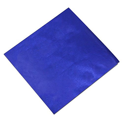 500 Pcs 5 Colors Chocolate Candy Wrappers Aluminium Foil Paper Wrapping Papers Square Sweets Lolly Paper Food Candy Tin Foil Wrappers For Candy Packaging Decoration (4X4 Inches) #TOP6