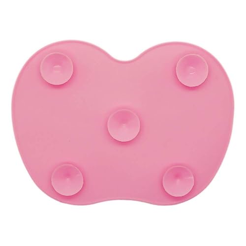 Miniatura 2 de Royal Care Cosmetics - Alfombrilla de silicona para brochas de maquillaje, color fucsia