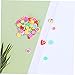 FRCOLOR Strawberry Nail Charms Nail Decorations Soft Ceramic Patch for Manicure Beauty