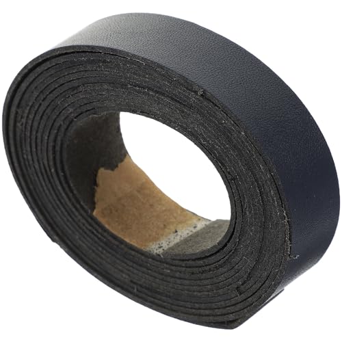 ABOOFAN Bande de Cuir Bleu Matériau Pratique 2 Cm X 2 M pour Bracelets de Montre et Ceintures pour Projets de Loisirs Créatifs en Cuir