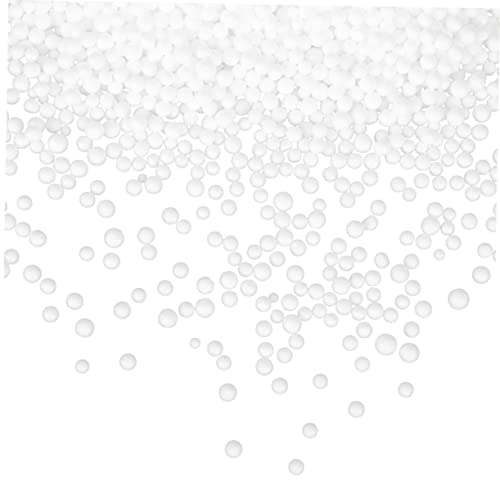 OUNONA 1 Almohada de espuma relleno de de espuma Suave poliestireno relleno de bolsa de frijoles espumas para rellenar bolsas de frijoles para tirar