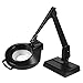 Dazor Circline Desk Base 28-Inch Magnifier - 5-Diopter 2.25X - Black