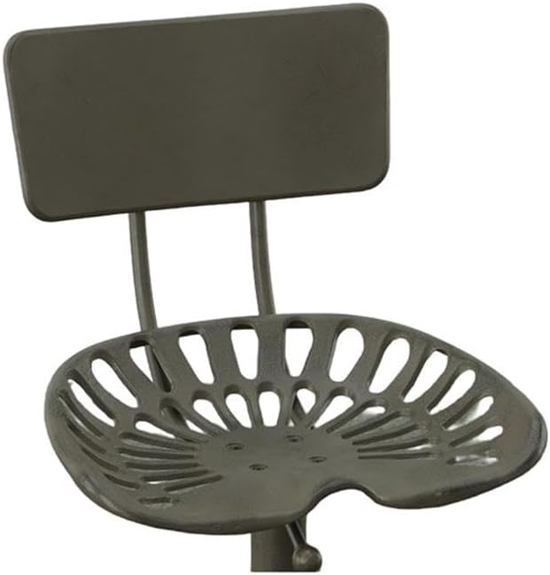 August Adjustable Bar Stool in Gray