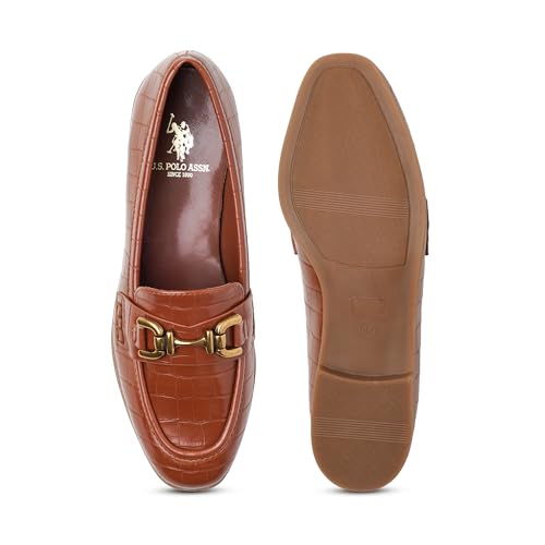 Image of U.S. Polo ASSN. Luna Black Loafers with Premium Upper
