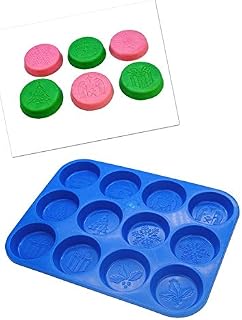 Proops Christmas Wax Melt Tart Candle Burner, Soap Making and Bath Bomb Mold Mould Tray, Christmas Tree, Snowflake, Holly, Bauble Shape etc. (S7711). Free UK Postage