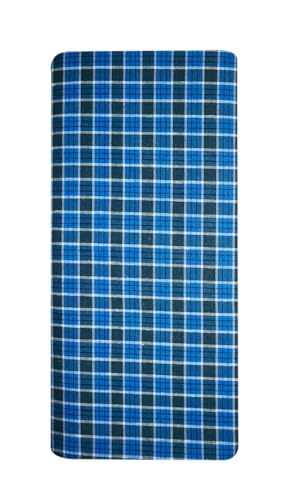 Image of BLUE Leaf Men's Regular Fit Premium Cotton Checks Lungi - (2072 Assorted 2.25 Meters) Combo Pack of 2