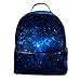 Blue Starry Sky Galaxy Universe Nebulosa Zaino leggero per college Viaggi Scuola Bookbag Casual Daypack per uomini e donne, Multicolore, Taglia unica