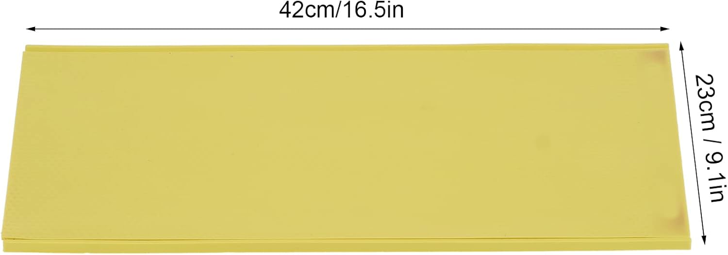 Silicone Beeswax Mold, Flexible Beeswax Foundation 2 Sheets Press Embosser Machine Bee Keeping Supplies Nest Box Nest Foundation Making Mold Beeswax Sheets Honeycomb Sheets Making Mold silicone