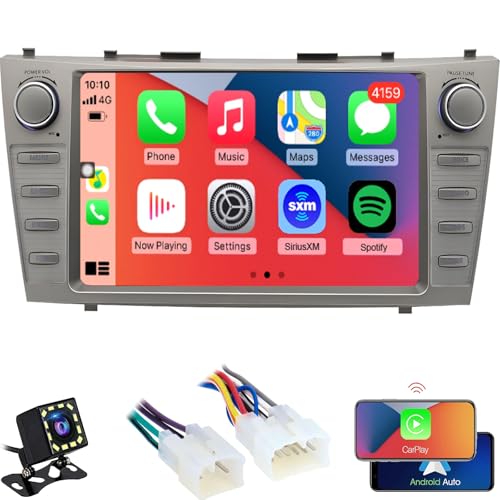 QLED 8core for Toyota Camry Radio Upgrade 2007 2008 2009 2010 2011 Touch Screen Stereo carplay and Android Auto Free Camera
