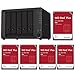 Synology DiskStation DS1522+ 5-Bay NAS Enclosure, Diskless with 5X WD Red Plus 2TB