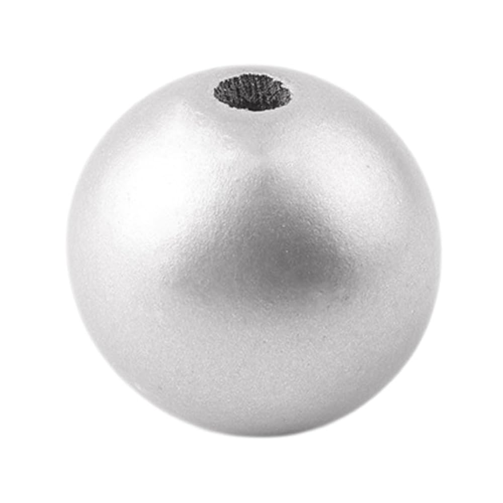 Cuentas de madera redondas de madera para manualidades, para enhebrar, bolas de madera, cuentas de artesanía, perlas sueltas para manualidades, joyas, collares, pulseras, 100 unidades, rojo
