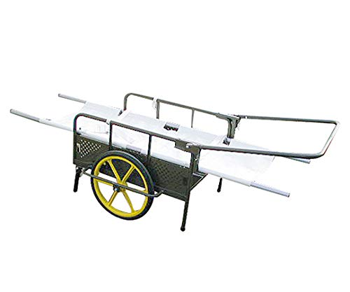 ❤️❤️❤️引き取り限定品　リヤカー Amazon｜セプト・ワン 救急リヤカー ノーパンクタイヤ 担架付セット 3