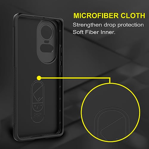 Image of amazon basics Back Case Cover for Oppo Reno 10 5G | Compatible for Oppo Reno 10 5G Back Case Cover | Liquid Silicon Magic Case for Oppo Reno 10 5G with Camera Protection | Black