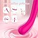 Vibradores Punto G de Silicona, Juguetes Eróticos para Pareja Sexuales con 10 Modos de Vibración, Vibradorador Mujer de Clítoris Femenino, Dildos Consoladores para Mujer con Vibración (Rosa)