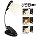 Produktbild Leselampe Buch LED,7LED Buchlampe mit 3 Helligkeitseinstellungen USB Wiederaufladbar LED Klemmleuchte 360° Flexibel Licht LED Leseleuchte, Notenständer lampe für Nacht Lesen,Schlafzimmer,Büro