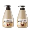 WELCOS KWAILNARA Milk Body Cleanser and Body Lotion Set (560 g / 19.75 oz. each)