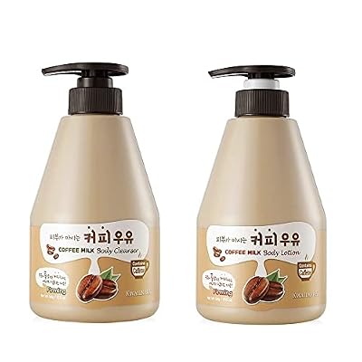 WELCOS KWAILNARA Milk Body Cleanser and Body Lotion Set (560 g / 19.75 oz. each)