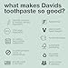 Davids Fluoride Free Kids & Adults Toothpaste, Teeth Whitening, Antiplaque, SLS (Sulfate) Free, Promotes Enamel Health, Mouth & Gum Detox, Natural Strawberry Watermelon, 5.25oz