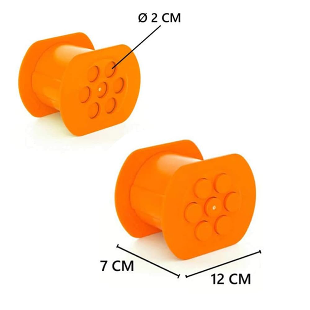 Prensa Cevapcici para perros calientes, máquina manual de moldes para salchichas, utensilios de cocina DIY (naranja)