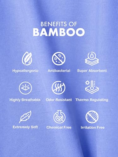 Image of Kidbea Bamboo Unisex Kids T-Shirt Ultra-Soft Premium Half Sleeve Graphic Tee for Boys & Girls, Casual Summer Wear for Toddlers & Kids