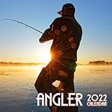 Retro Angler Calendar 2022: Retro Angler With Fishing Rod Themed Calendar 2022 December 2022...