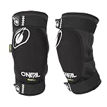 O'NEAL Ginocchiere I BMX Mountain Bike Downhill I Ginocchiera MTB Traspirante e Leggera con Protezione IPX® Contro gli Urti I Materiale Resistente alle Abrasioni | Nero Bianco | Taglia L