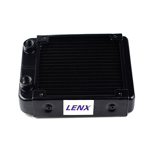 BXQINLENX 18 Pipe Aluminum Heat Exchanger Radiator for PC CPU CO2 Laser Water