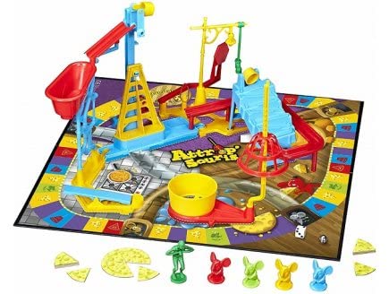 Jeu de société : attrap Souris pièges et Cascades de Folie Version française - Set Jeu Plateau Action avec Carte Animal - Enfant 6 Ans+
