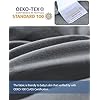 MAPLE DOWN Soft Oversized King Size Comforter Duvet Insert-Down Alternative Comforter Quilted with Corner Tabs-Lightweight Fluffy Breathable Machine Washable (Dark Gray, 110''x98'')