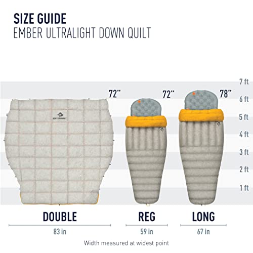 Sea to Summit Ember 25-Degree Ultralight Down Backpacking Quilt, Regular Sea to Summit Ember 25-Degree Ultralight Down Backpacking Quilt, Regular