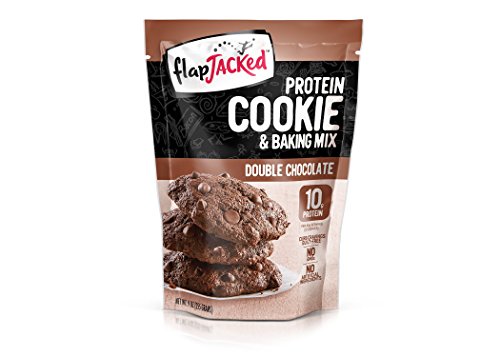 FlapJacked Protein Cookie & Baking Mix, Double Chocolate, 9 Ounce