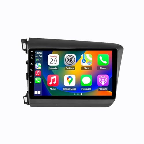 Radio Carplay coche portátil con Bluetooth para Hyundai Genesis 2012