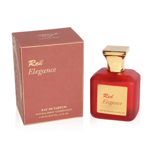 Red Elegance Perfume for Women – Woody Amber Spicy Eau