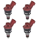 4PCS 16600-53J00 Fuel Injectors Compatible with Infiniti I30 96-99 For NISSAN Maxima 92-99 1660096E01, 16600-10Y00 6600-96E00,16600-96E01, 62027, FJ285, A46-00, 842-18114 1660096E01