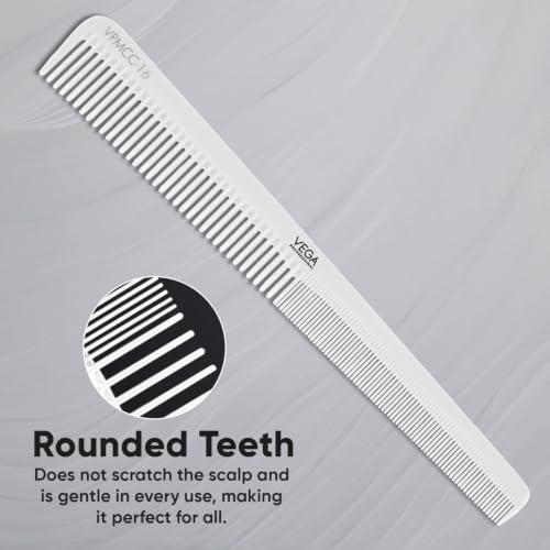VEGA PROFESSIONAL Barber Comb 8g White - Image 5