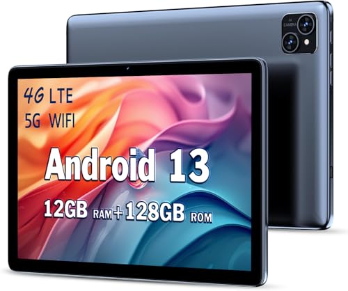 10 Inch Android 13 Tablet & Phone(Make Call), 12GB(6+6 Expand) RA...