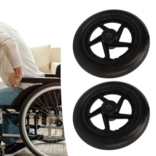 Rodas de Cortador de Grama de 12 Polegadas, Conjunto de Rodas de Cadeira de Rodas Em Pvc Pp 12 Taman